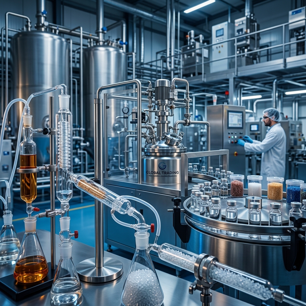 Plásticos, químicos y farmacéuticos
